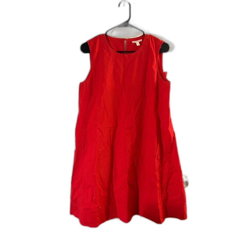 Women's Eileen Fisher Organic Cotton Stretch Poplin Dress Size SP
